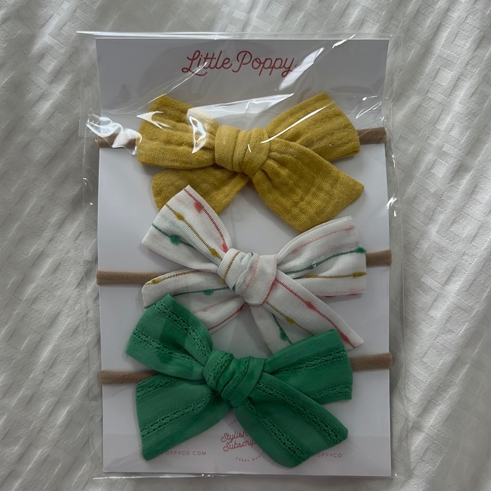 Little Poppy Co, one size 3 pack bows